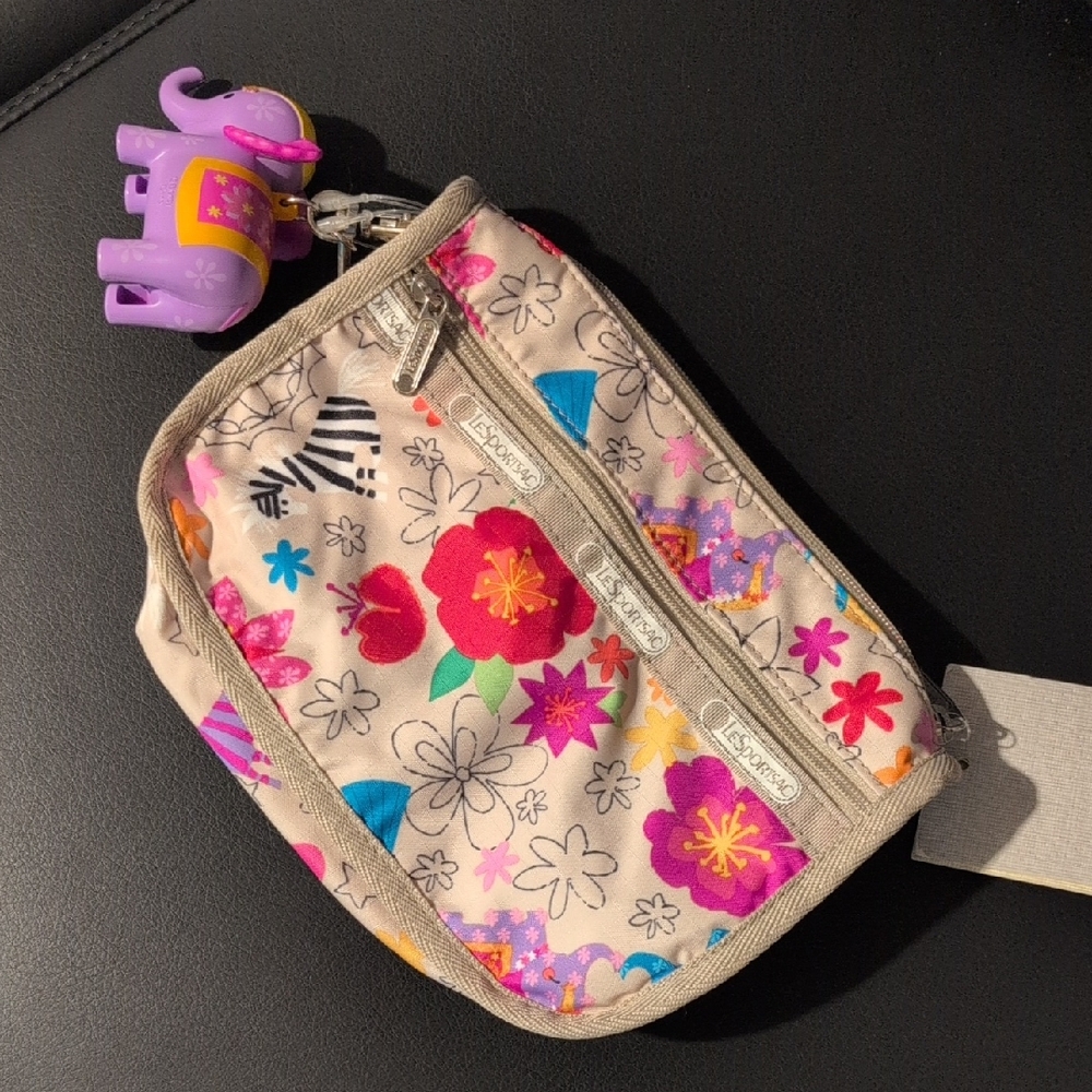 Lesportsac LE Disney Small World Cosmetic Bag with Elephant Charm